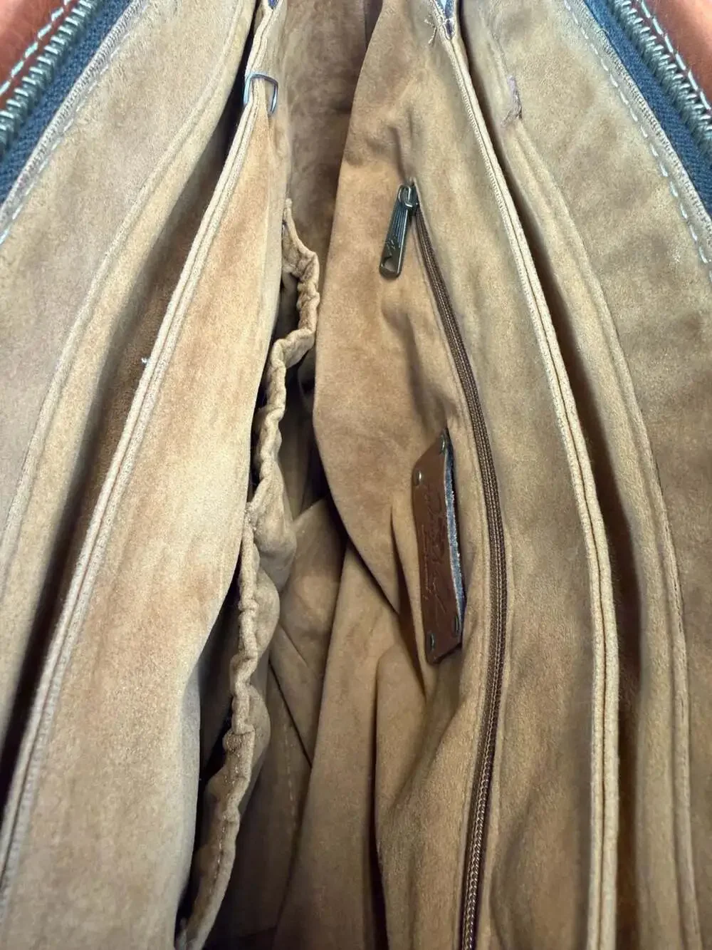Patricia Nash Paris Leather Satchel in Tan Tooled Floral